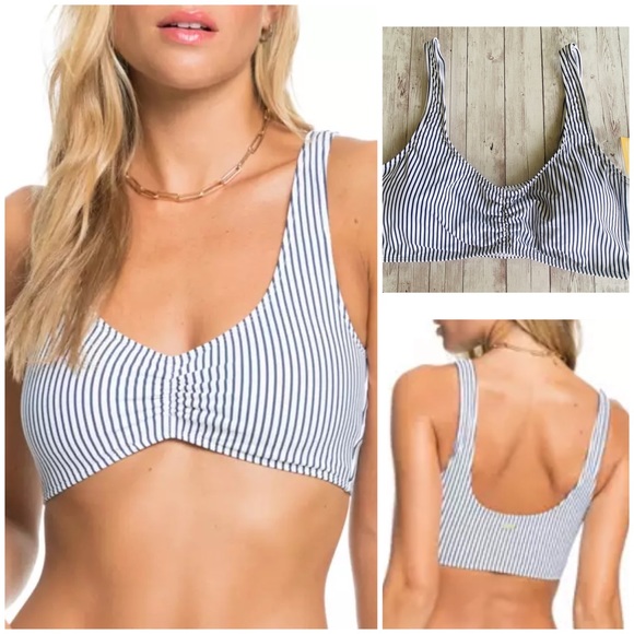 Roxy Swim Roxy Beach Classics Athletic Bra Bikini Top Poshmark